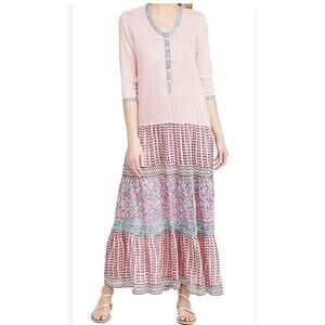 BELL Alicia Bell S S Small Veronica Maxi Dress Cotton Silk